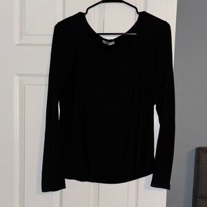 Zeagoo Classic Black Long Sleeve Top 2x